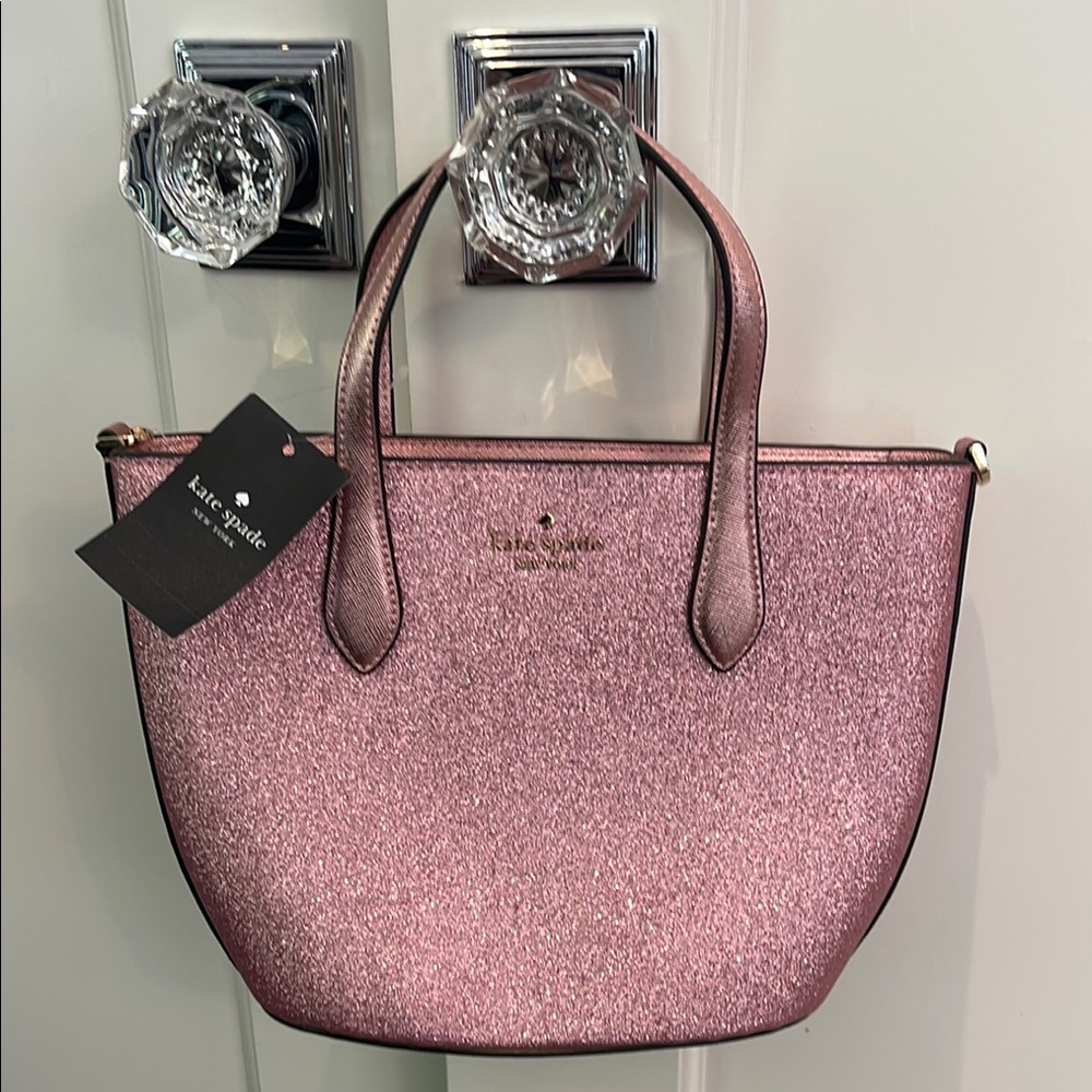 kate spade Pink Glitter purse